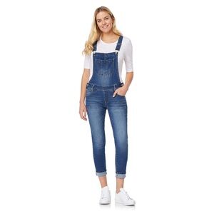 BONGO Women's Stylish Blue Denim Overalls